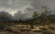 Willem Roelofs Landscape in an Approaching Storm. Spain oil painting artist